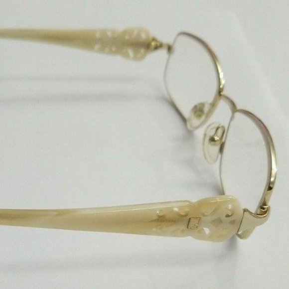 Fendi F897 Full Rim Gold Eyeglasses 51/17 135 Ital - Picture 4 of 9